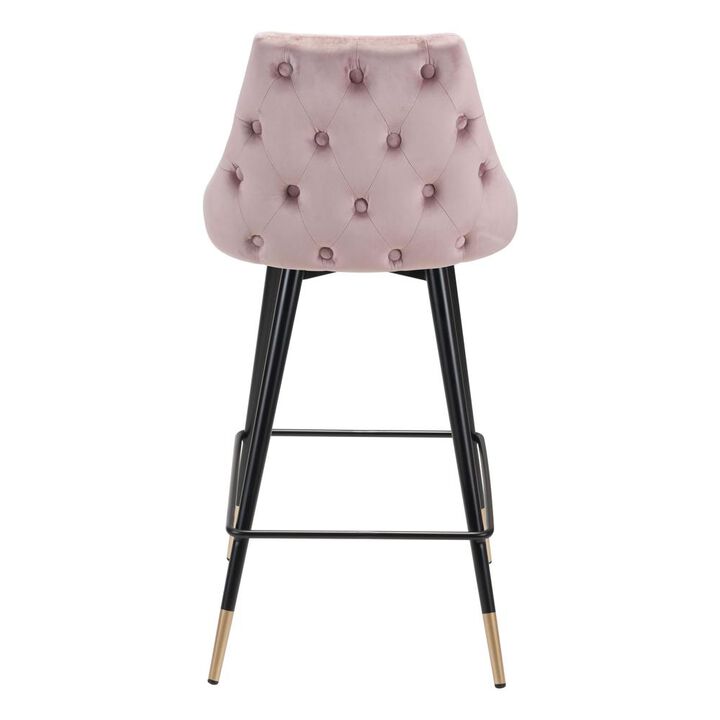 Belen Kox Piccolo Counter Chair, Pink Velvet, Belen Kox