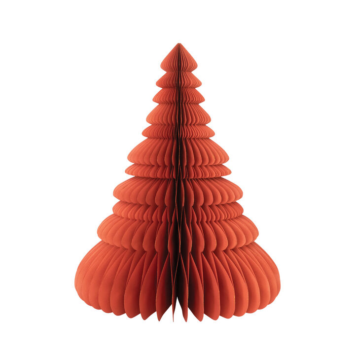 Paper Honeycomb Tree, Burnt Orange