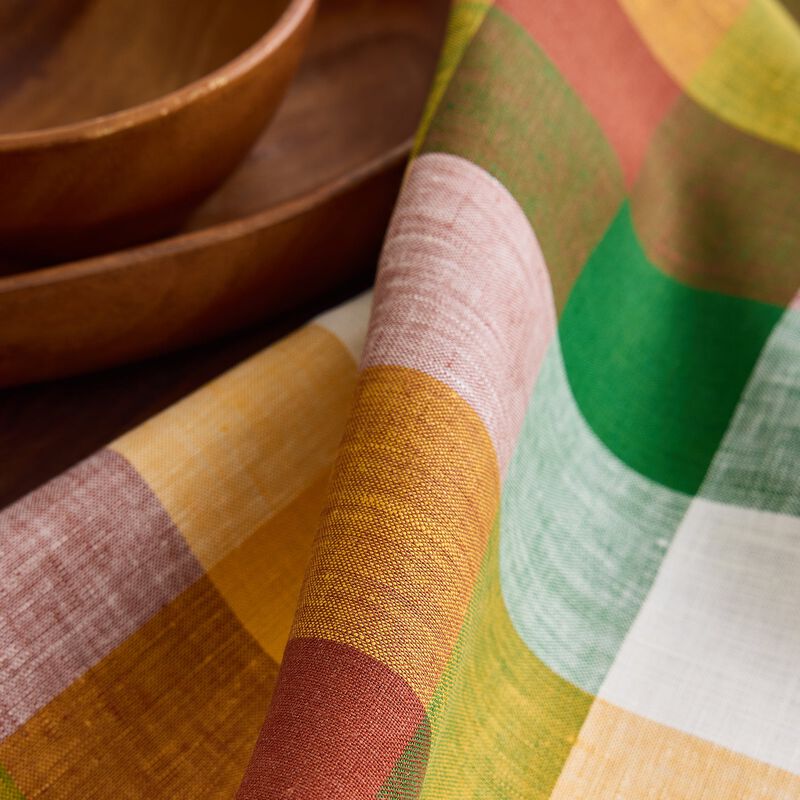 Linen Table Runner - Buffalo Check image number 3