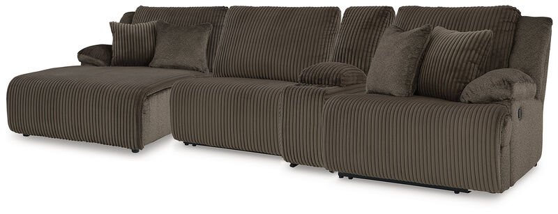 Top Tier 4-Piece Reclining Sectional with Chaise image number 0