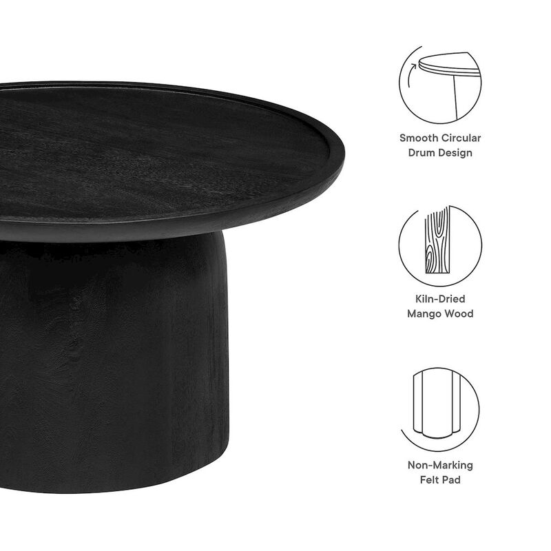 Holloway 30" Round Wood Coffee Table image number 2