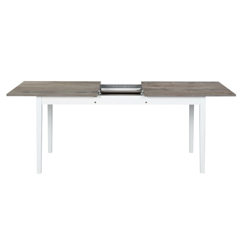 63-78.8 INCH Extendable Dining Table - GREY