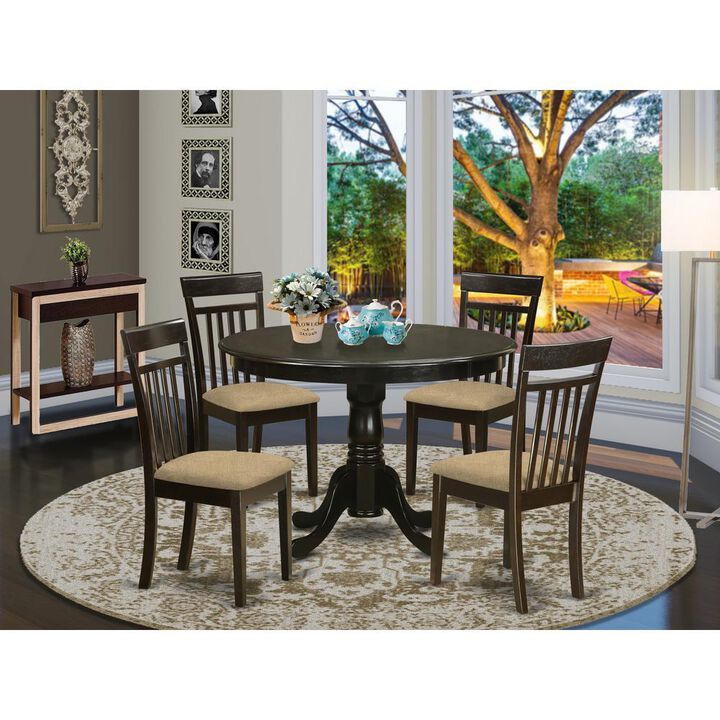 5 Pc Kitchen nook Dining set-Kitchen Dining nook-and 4 Kitchen Chairs