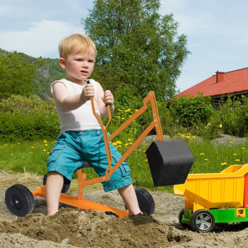Hivvago Heavy Duty Kid Ride-on Sand Digger Digging Excavator