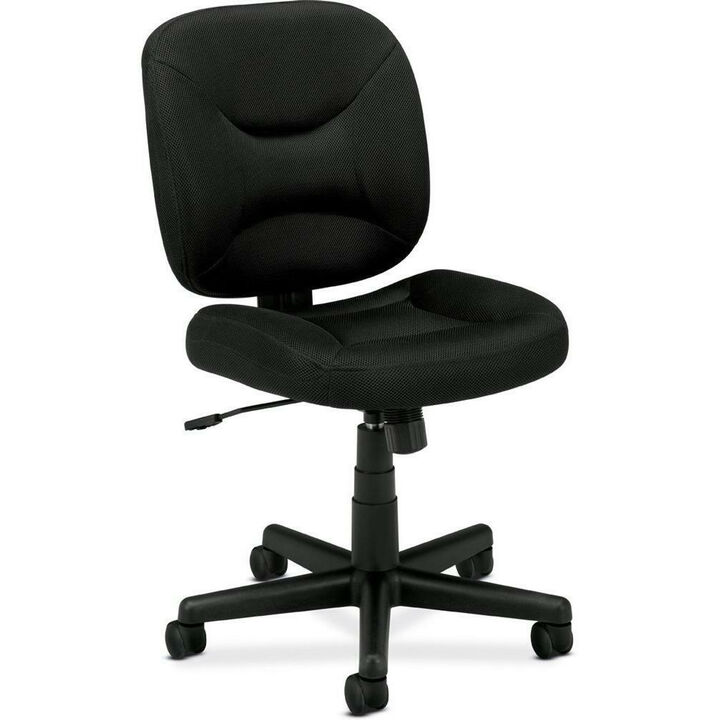 Hivvago Black Task Chair Office Chair with Padded Seat