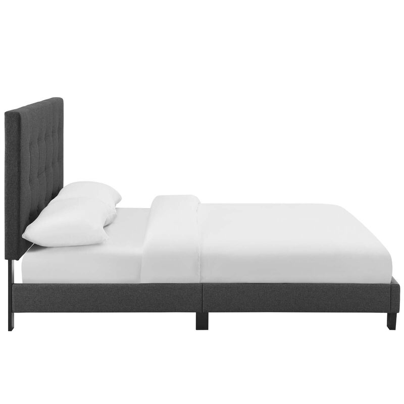 Modway - Melanie Full Tufted Button Upholstered Fabric Platform Bed image number 3