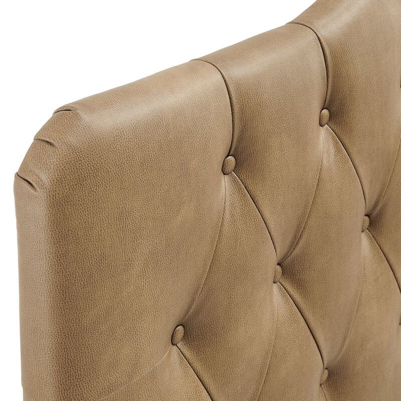 Annabel Vegan Leather Full Headboard image number 5