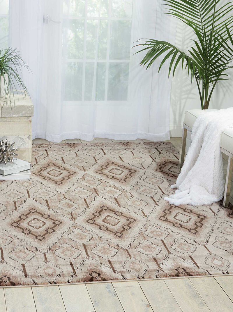 Karma KRM02 Beige 9'3" x 12'9" Rug