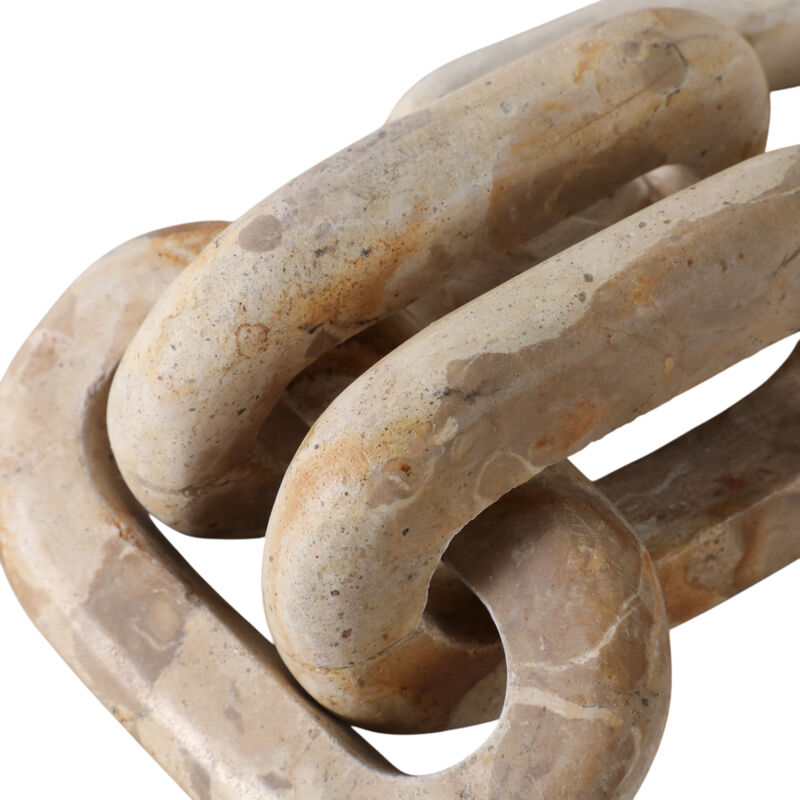 14x3" 4-link Marble Chain, Light Leopard image number 4