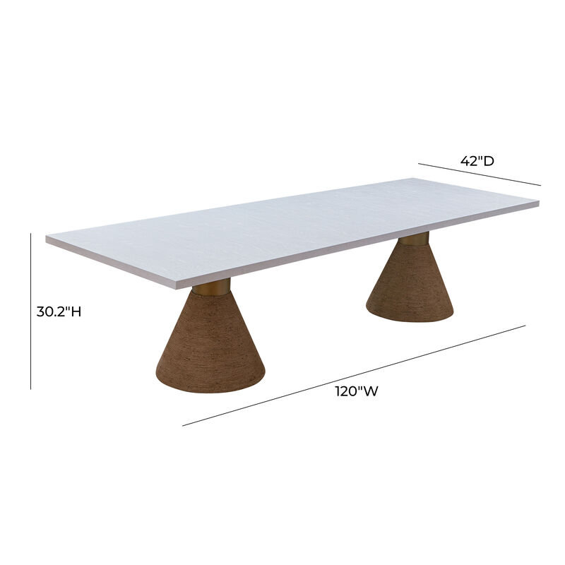 Rishi Black Rope Rectangular Table image number 6