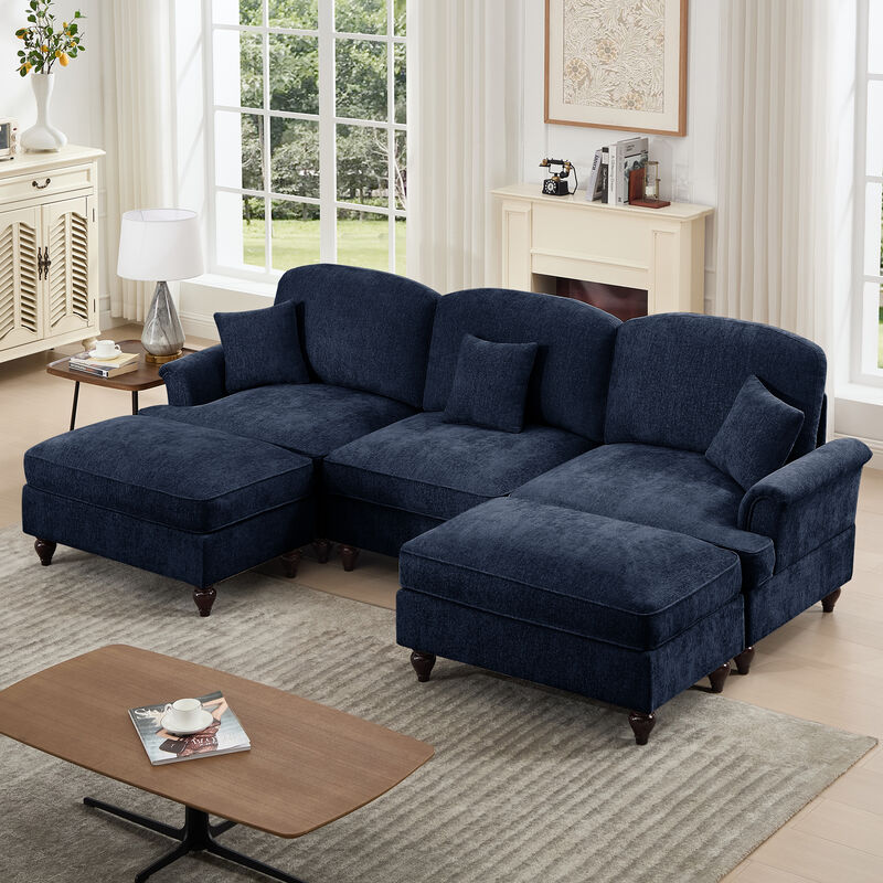 Tugweb U Shape Sectional Sofa image number 6