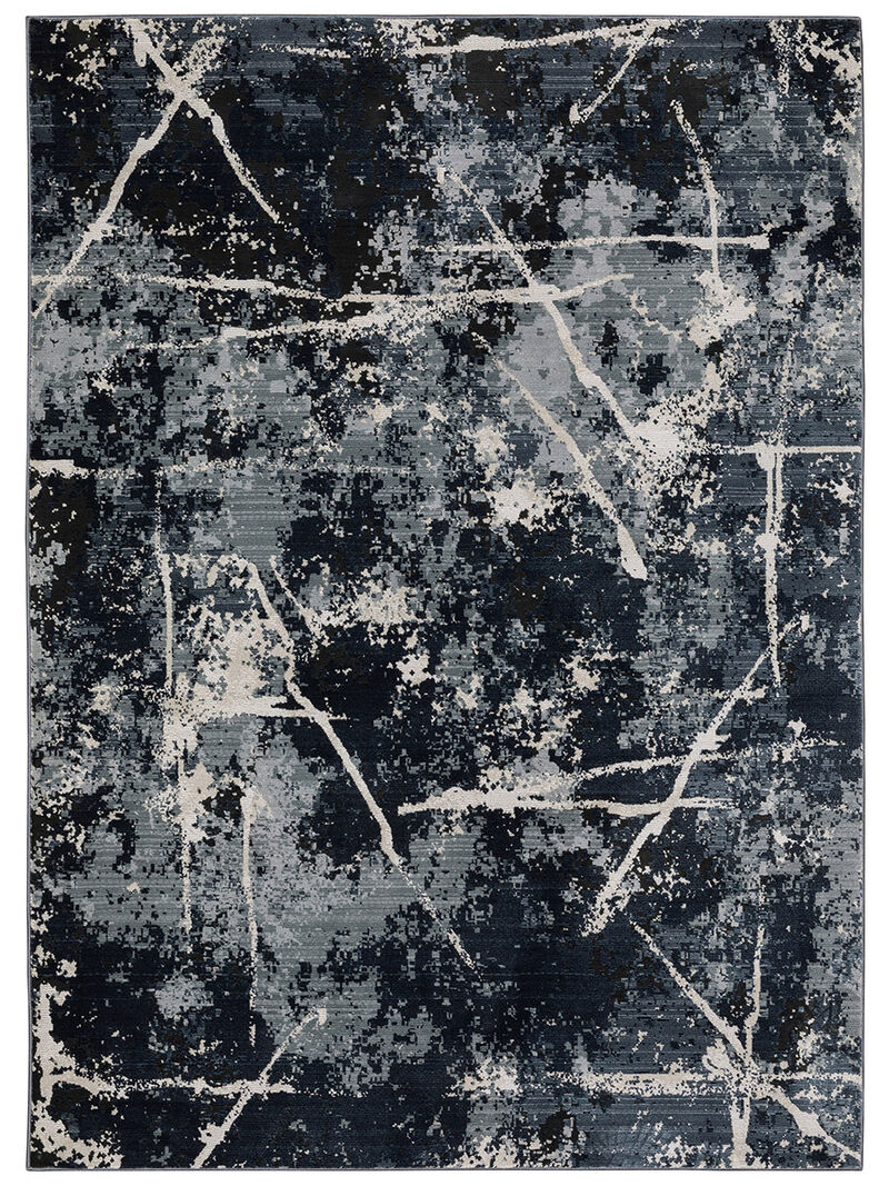 Caravan 5'3" x 7'6" Blue Rug image number 0