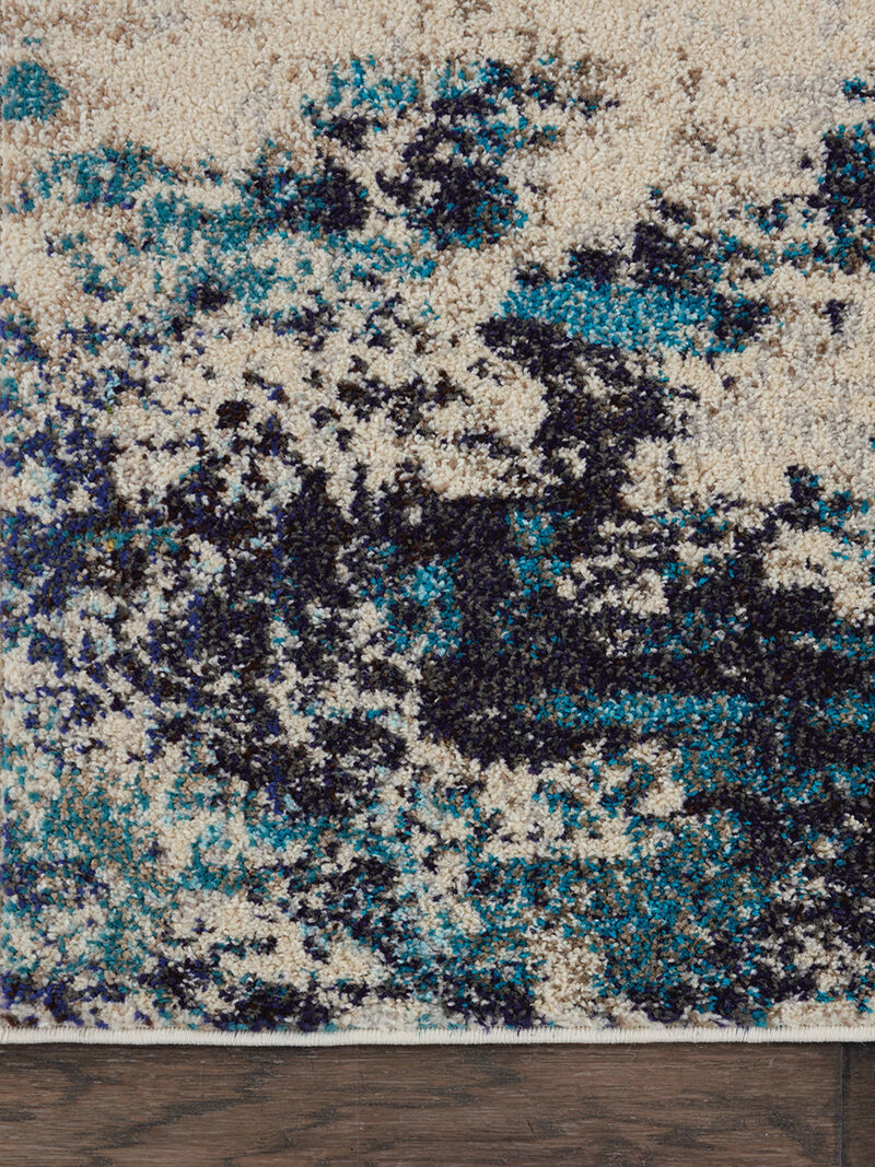 Celestial CES02 Ivory/Blue 3' x 5' Rug