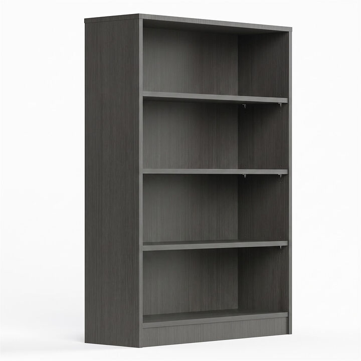 Modern Wood 4 Shelf Office Bookcase Bookshelf for Living Room