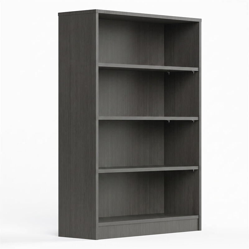 Modern Wood 4 Shelf Office Bookcase Bookshelf for Living Room image number 0
