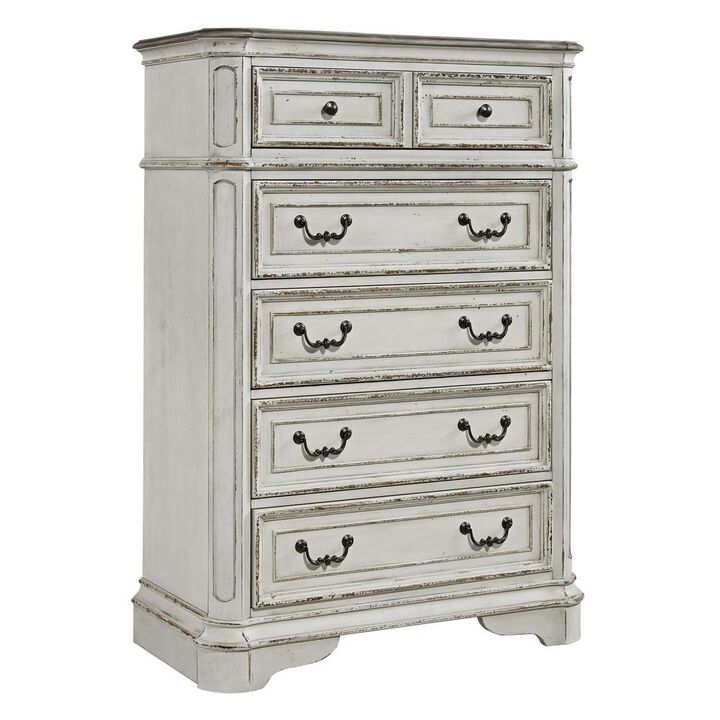 Liberty Furniture Magnolia Manor 5 Drawer Chest in Antique