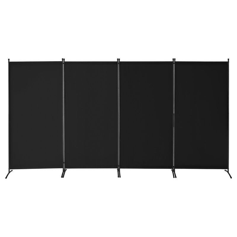 4-Panel Folding Room Divider for Privacy in Bedroom, Office, or Living Room