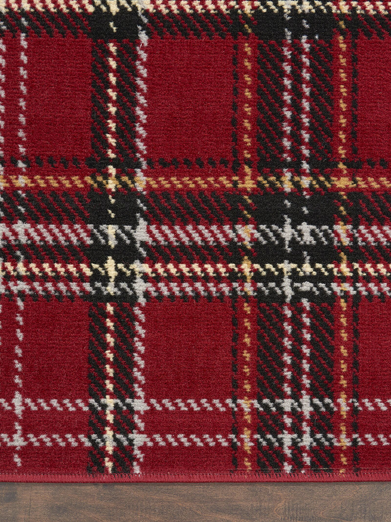 Grafix GRF03 Red 9' x 12' Rug