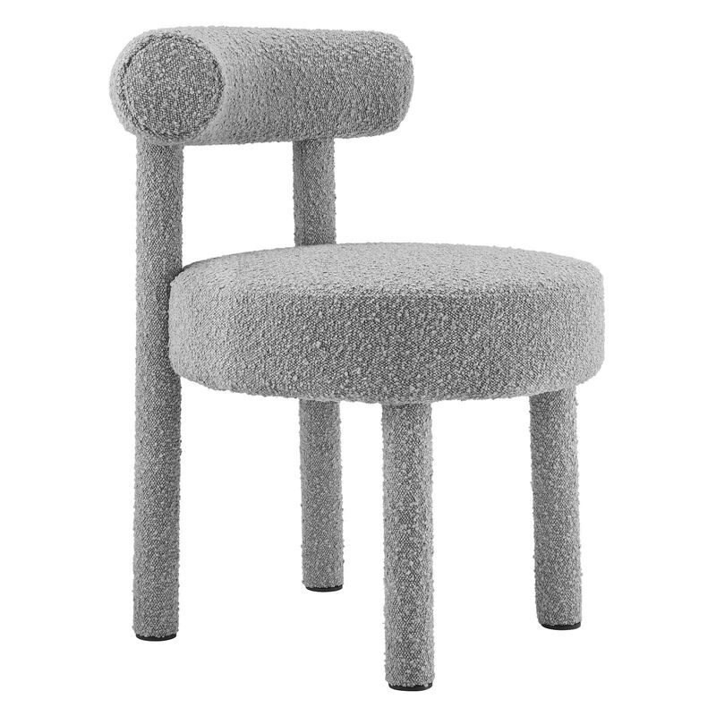 Toulouse Boucle Fabric Dining Chair image number 0