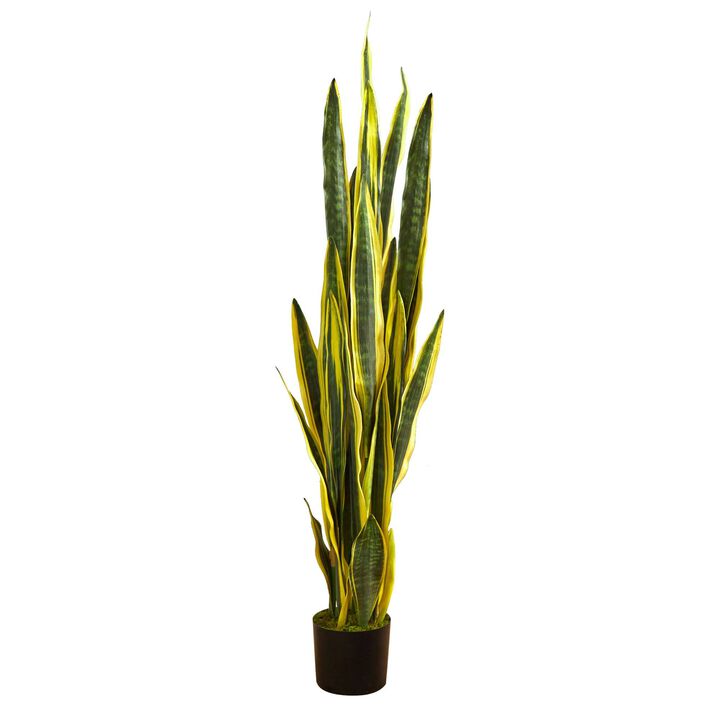 Nearly Natural 58-in Sansevieria Artificial Plant