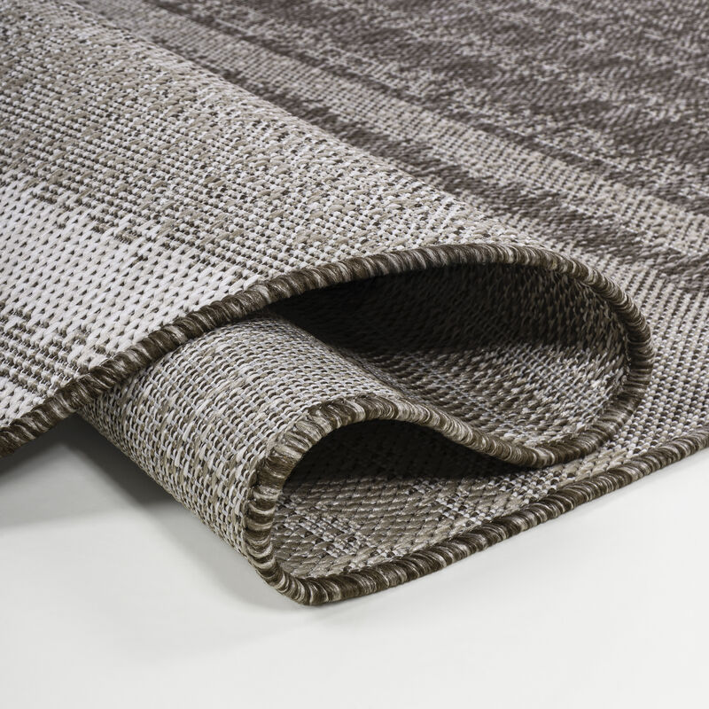 Evan Modern Rustic Organic Curve Area Rug