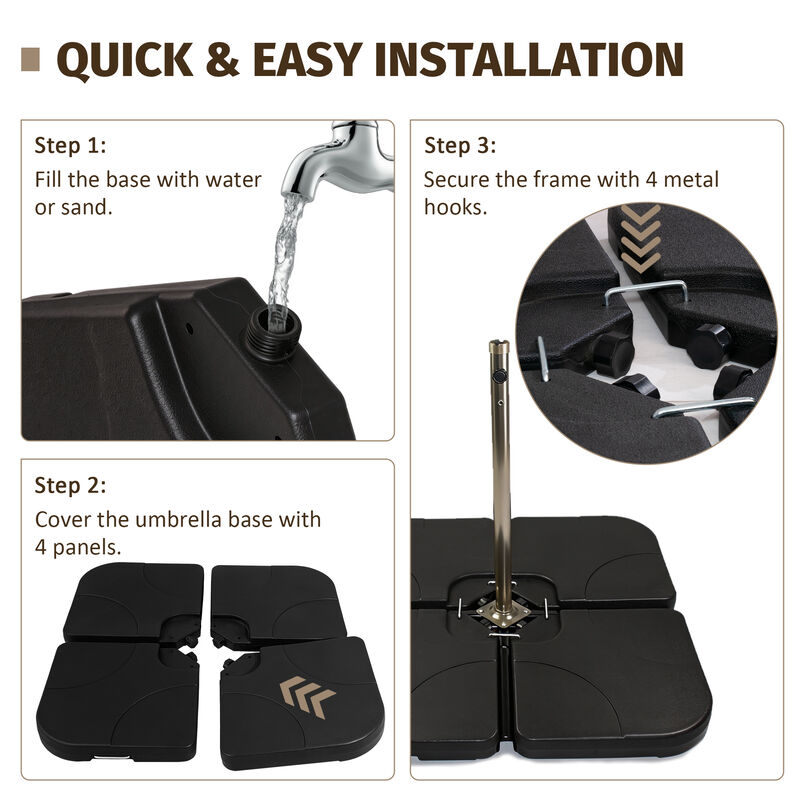 Heavy-Duty Offset Patio Umbrella Stand image number 4
