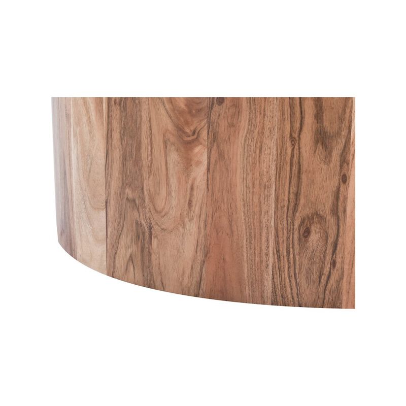 Meridian Furniture Stonewood Natural Acacia Wood Coffee Table