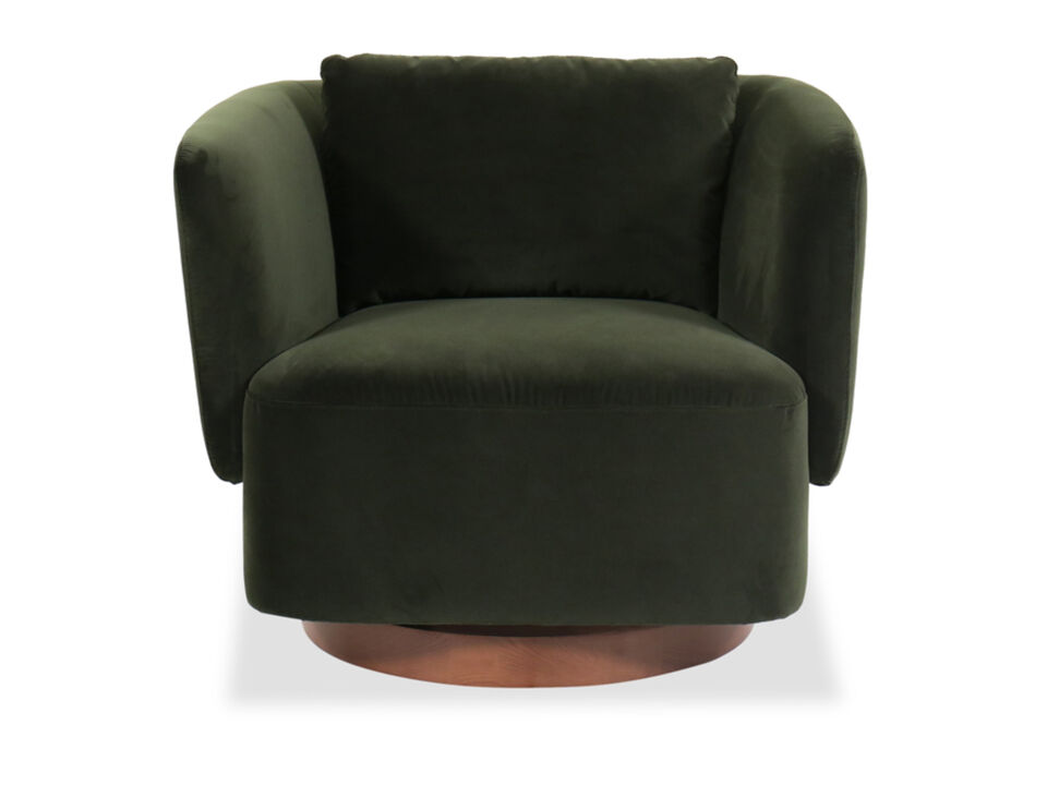 Velvet Swivel Chair
