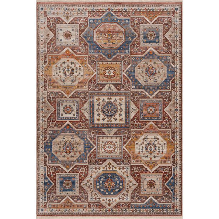 LR Home Holi Durable Performance Area Rug Indoor