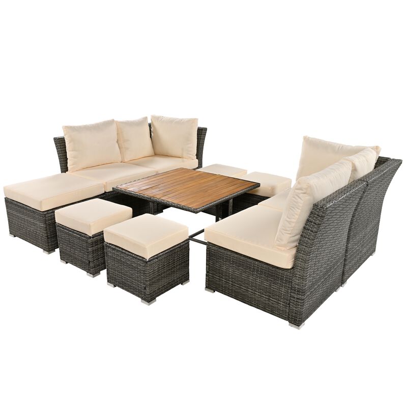 Merax Outdoor Conversation Sofa Set Patio Furniture Set