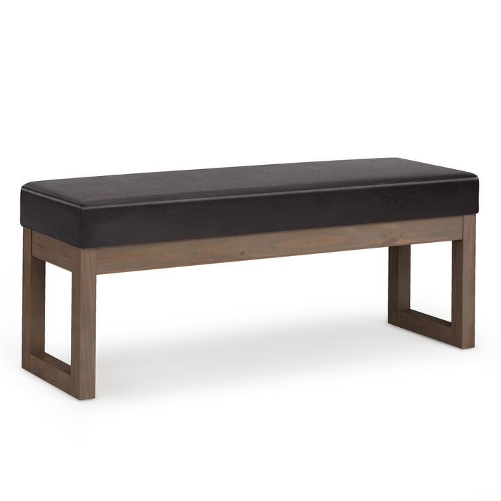 Simpli Home Milltown Large Ottoman Bench