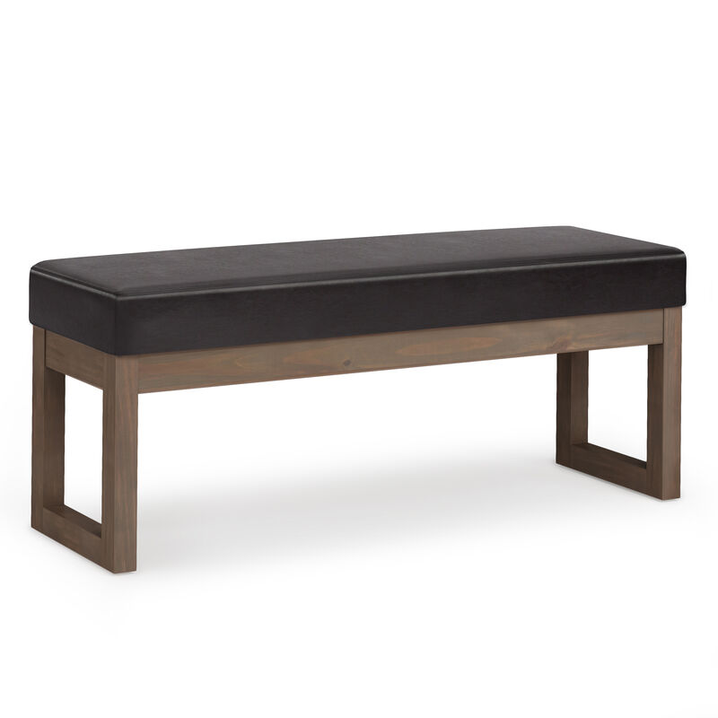 Simpli Home Milltown Large Ottoman Bench image number 0