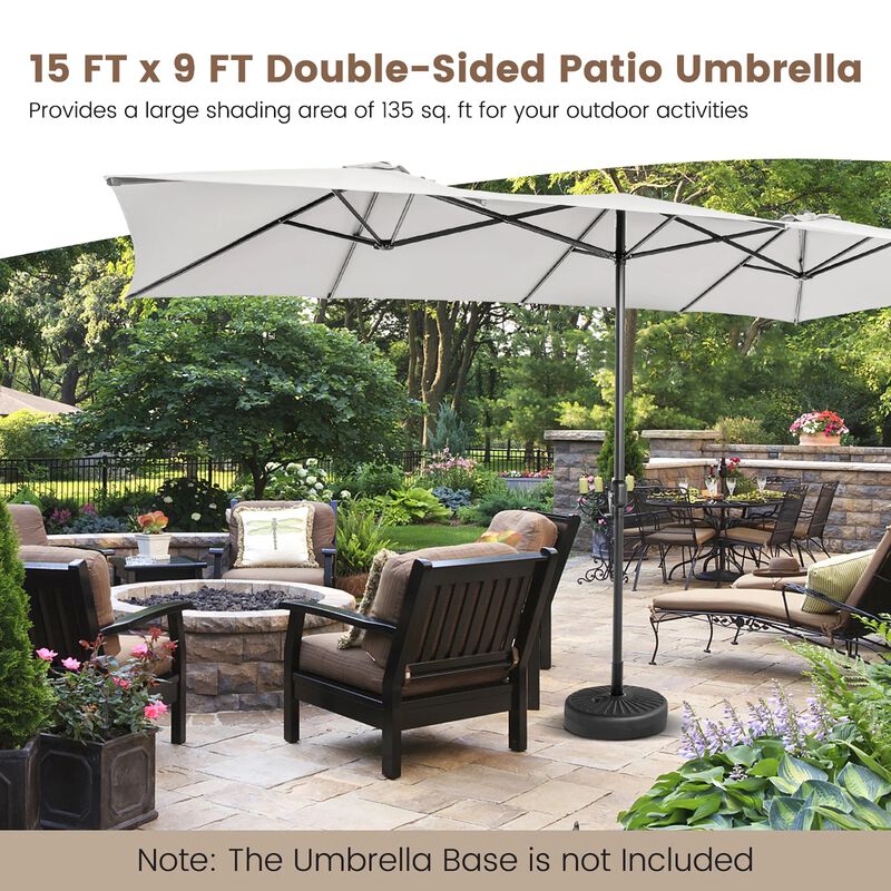 30 patio table with umbrella hole SR Smith Destination Sun Shelf Table Umbrella Hole - 30 Inch