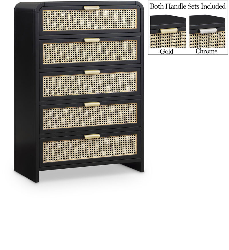 Meridian Furniture Sage Black Chest image number 0