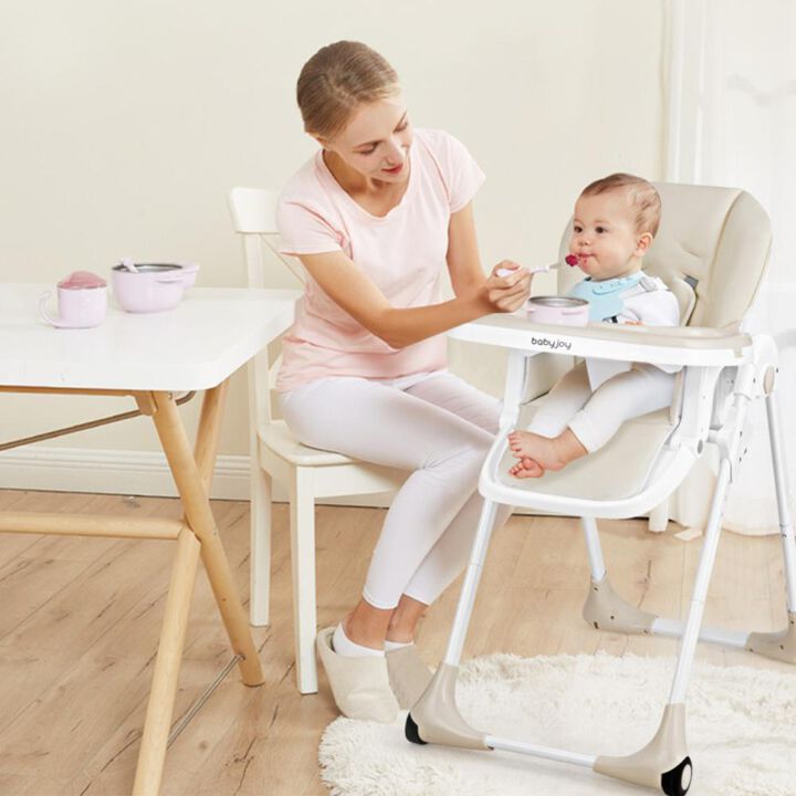 Hivvago 3-In-1 Convertible Baby High Chair for Toddlers.