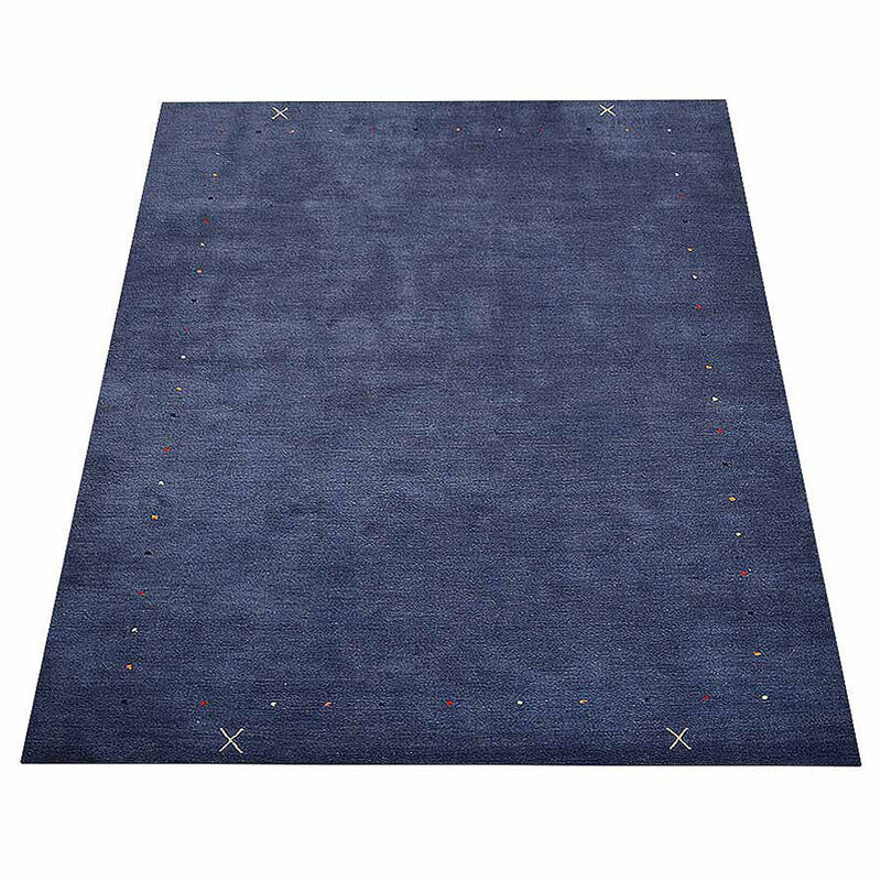 RUGSOTIC CARPETS HAND KNOTTED LOOM WOOL ECO-FRIENDLY AREA RUGS  - Rectangle, Contemporary Modern Design, High Pile Thick Handmade Anti Skid Rugs for Living Room (L00109) image number 2