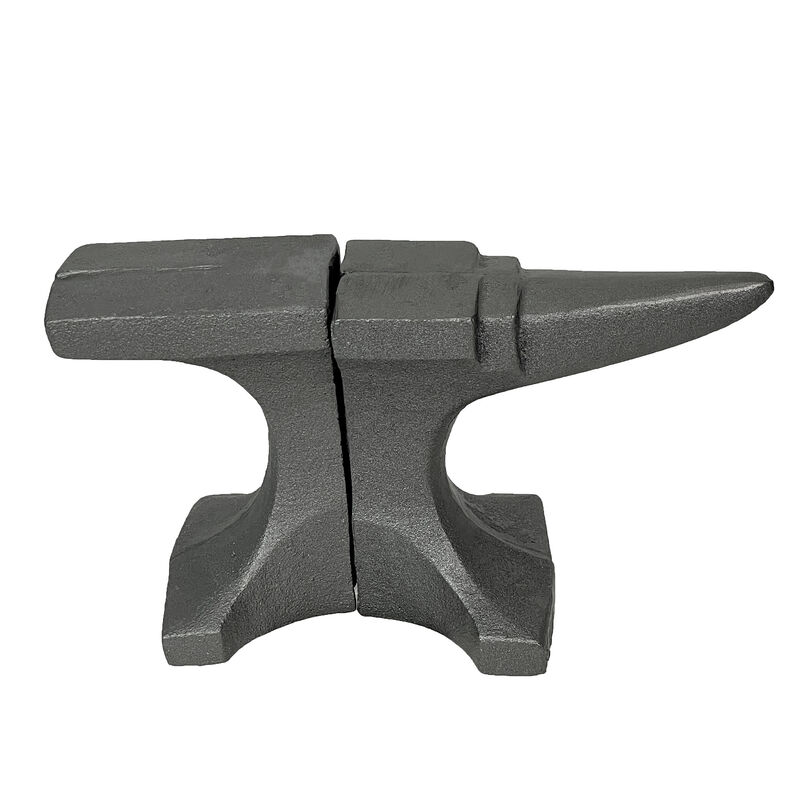 Cast Iron Anvil Bookends Set of 2 with Smooth Flat Top - 8" L Book Holders image number 0