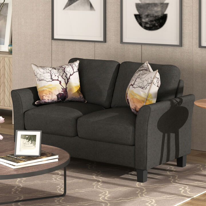 Living Room Furniture Armrest Single Chair and Loveseat Sofa