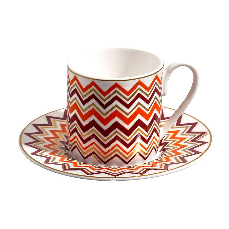 Coffee Cup & Saucer ICONIC Set of 6, cup diam. 2.36", H 2.4", saucer diam. 4.72" image number 1