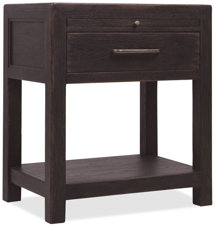 Driftwood One-Drawer Nightstand