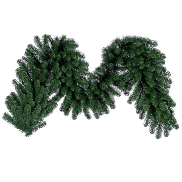 Vickerman 50' x 14" Oregon Fir Artificial Christmas Garland, Unlit - Faux Fir Christmas Garland - Indoor Seasonal Home Decor