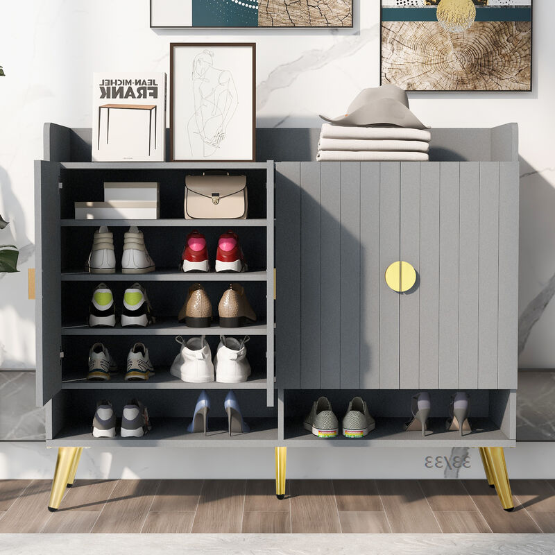 Merax Modern Wooden Shoes  Storage Cabinet