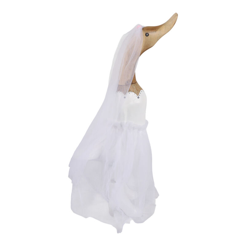 16x9" Bridal Duck, White/Brown image number 0