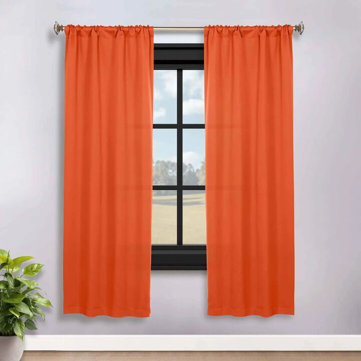 Blackout Curtain Set of 2, Solid Window Drapes for Bedroom and Living Room