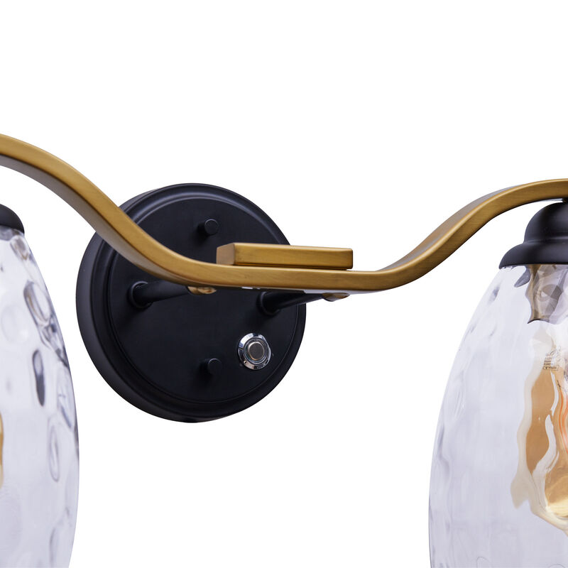 Heidi 2-Light Bathroom Vanity Wall Sconce Light with 3-Stage Touch Dimmer image number 5