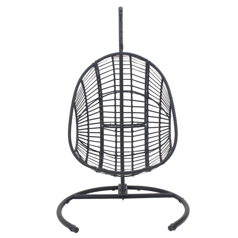 Hivvago 42 Inch Lounge Swing Chair with Protective Cover image number 6