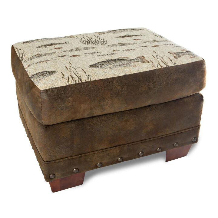 American Furniture Classics Angler's Cove Ottoman