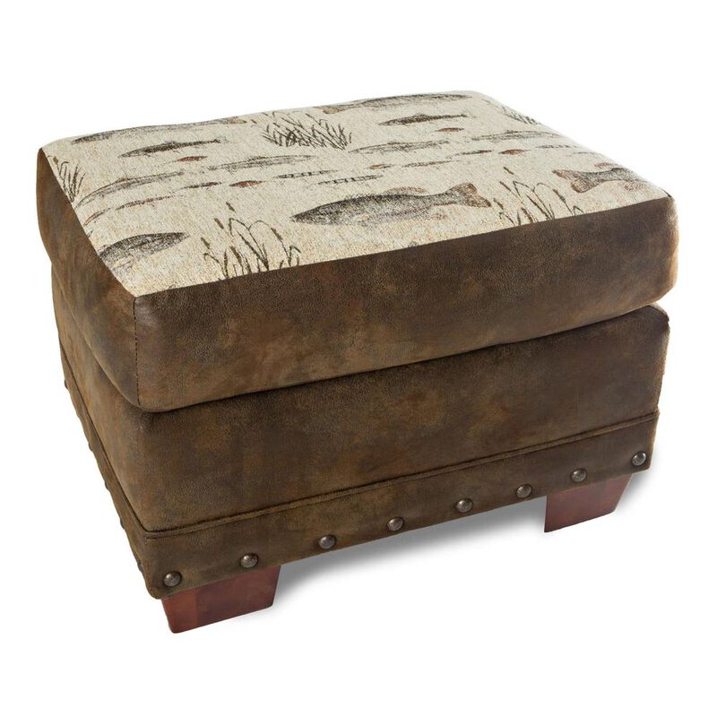 American Furniture Classics Angler's Cove Ottoman