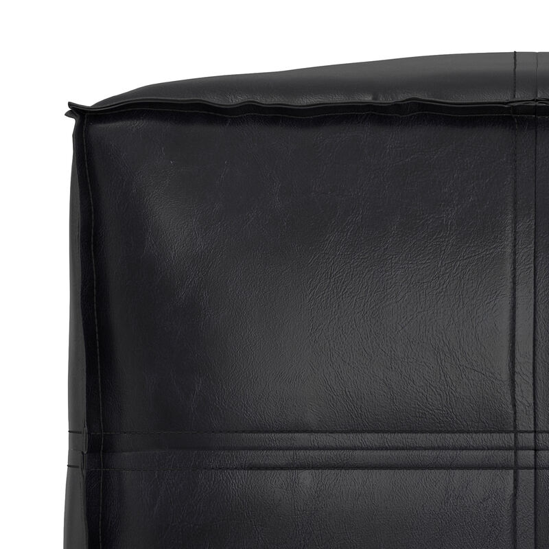 Simpli Home Brody 18W Square Top Stitich Pouf image number 6