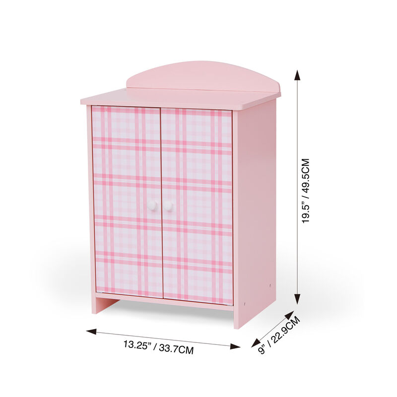 Aurora Princess Armoire, Robe, Slippers for 18" Dolls, Pink image number 4